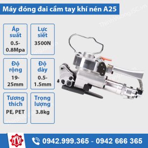 Máy đóng đai cầm tay khí nén A25 (19-25mm)