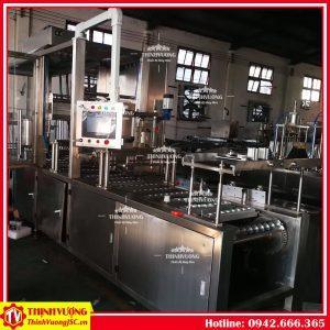 Máy dập nắp hộp thạch rau câu tự động CFD-8 – Hình ảnh máy tự động | ThinhVuongJSC.VN may dap napthach rau cau tu dong cfd8