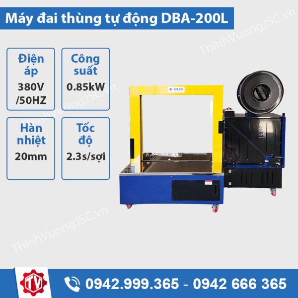 Máy đai thùng tự động DBA-200L