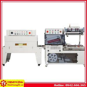 Máy cắt màng co tự động chữ L QDL-5545 + Máy co màng DSD-4520 – Hình ảnh máy tự động | ThinhVuongJSC.VN bo may cat co mang tu dong chu l dql 5545 dsd 4520 2