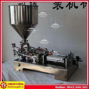 Máy chiết rót định lượng bán tự động 2 vòi (dạng sệt) – Hình ảnh máy tự động | ThinhVuongJSC.VN may chiet rot dinh luong ban tu dong 2 voi set
