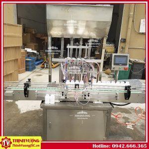 Máy chiết rót định lượng tự động 4 đầu chiết (dạng sệt) – Hình ảnh máy tự động | ThinhVuongJSC.VN may chiet rot dinh lương tu dong 4 dau chiet set 1