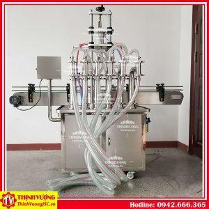 Máy chiết rót định lượng tự động 6 đầu chiết (dạng lỏng) – Hình ảnh máy tự động | ThinhVuongJSC.VN may chiet rot dinh lương tu dong 6 dau chiet set 1