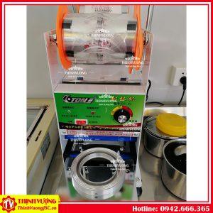 Máy dập nắp cốc nhựa bằng tay ET-D1 – Hình ảnh máy tự động | ThinhVuongJSC.VN may dap nap coc nhua bang tay etd1 1