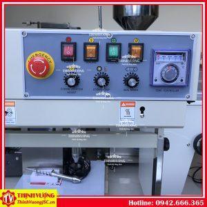 Máy hàn miệng túi liên tục in date điều chỉnh độ cao FRD-1000V CE – Hình ảnh máy tự động | ThinhVuongJSC.VN may han mieng tui lien tuc frd1000v son 3
