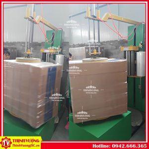Máy quấn màng thùng hàng không có pallet NP600F – Hình ảnh máy tự động | ThinhVuongJSC.VN may quan thung hang np600f