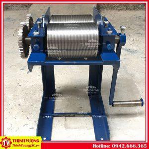 Máy thái sợi bì lợn quay tay khung thép (130mm) – Hình ảnh máy tự động | ThinhVuongJSC.VN may thai soi bi lon quay tay khung thep 2