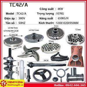 máy xay thịt bằng điện tc42a 2