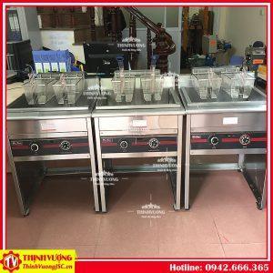 Bếp chiên nhúng đơn dùng gas 1 chảo, 2 giỏ WYA779 – Hình ảnh máy tự động | ThinhVuongJSC.VN bep chien nhung don dung gas 1 chao 2 gio wya779 1