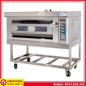 Lò nướng bánh bằng gas điều khiển điện tử 1 tầng 2 khay GFO-2C – Hình ảnh máy tự động | ThinhVuongJSC.VN lo nuong banh bang gas 1 tang 2 khay gfo2c