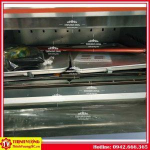 lo nuong banh bang gas 2 tang 4 khay ql4 vo thep 2