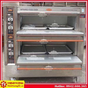 Lò nướng bánh dùng điện điều khiển cơ 2 tầng 4 khay PL-4 (Vỏ thép) – Hình ảnh máy tự động | ThinhVuongJSC.VN lo nuong banh dung dien 2 tang 4 khay pl4 1