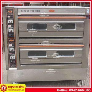 Lò nướng bánh dùng điện điều khiển cơ 2 tầng 4 khay PL-4 (Vỏ thép) – Hình ảnh máy tự động | ThinhVuongJSC.VN lo nuong banh dung dien 2 tang 4 khay pl4 2