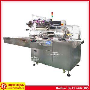 Máy đóng gói nằm ngang gấp góc túi KT-450W – Hình ảnh máy tự động | ThinhVuongJSC.VN may dong goi nam ngang gap goc tui kt450w