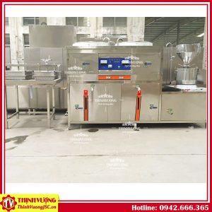 Máy làm đậu phụ liên hoàn SF-500A – Hình ảnh máy tự động | ThinhVuongJSC.VN may lam dau phu cong nghiep lien hoan sf500a 2