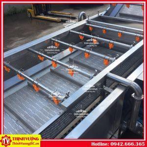 Máy rửa rau củ hoa quả (trái cây) sục khí ozone QX-3000 (Băng tải) – Hình ảnh máy tự động | ThinhVuongJSC.VN may rua rau cu qua suc ozone qx3000 bang tai 1