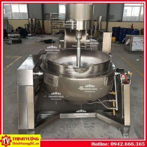 Nồi nấu công nghiệp dùng gas (tự động) có cánh khuấy (lệch tâm) 200 lít – Hình ảnh máy tự động | ThinhVuongJSC.VN noi nau cong nghiep co canh khuay dung gas 200 lit 4