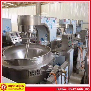Nồi nấu công nghiệp dùng gas (tự động) có cánh khuấy (lệch tâm) 200 lít – Hình ảnh máy tự động | ThinhVuongJSC.VN noi nau cong nghiep co canh khuay dung gas 200 lit 5