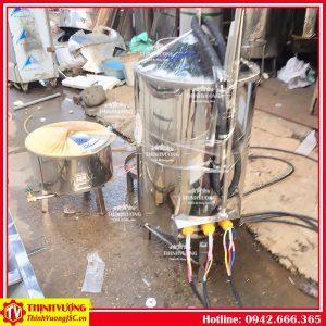 noi nau ruou cong nghiep bang dien 20kg ruot inox 2