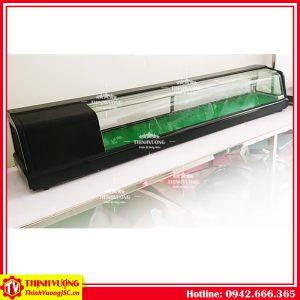 Tủ mát trưng bày Sushi 1 tầng để bàn GL-1200 – Hình ảnh máy tự động | ThinhVuongJSC.VN tu mat trung bay sushi 1 tang de ban gl1200 1