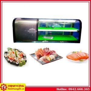 Tủ mát trưng bày Sushi 1 tầng để bàn GL-1200 – Hình ảnh máy tự động | ThinhVuongJSC.VN tu mat trung bay sushi 1 tang de ban gl1200 2