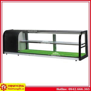 tu mat trung bay sushi 2 tang de ban sgl1200