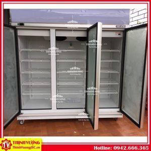 Tủ mát trưng bày thực phẩm 3 cánh kính Berjaya – Hình ảnh máy tự động | ThinhVuongJSC.VN tu mat trung bay thuc pham 3 canh kinh berjaya 4
