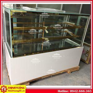 Tủ mát trưng bày thực phẩm 3 tầng kính phẳng (1.2 mét) – Hình ảnh máy tự động | ThinhVuongJSC.VN tu mat trung bay thuc pham 3 tang kinh phang 1.2m 2