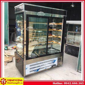 tu mat trung bay thuc pham 3 tang kinh phang 1.8m 3