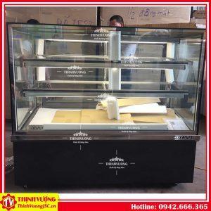 Tủ mát trưng bày thực phẩm kính vuông Berjaya 500L (1.2m) – Hình ảnh máy tự động | ThinhVuongJSC.VN tu mat trung bay thuc pham kinh vuong berjaya 500l 1.2m 2