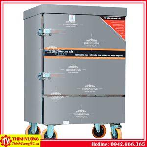 tu nau cơm cong nghiep 6 khay bang dien 1