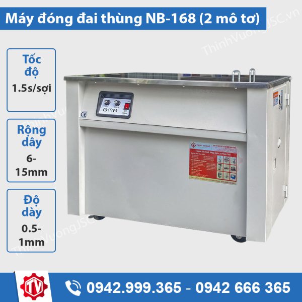 Máy đóng đai thùng NB-168 (2 mô tơ)