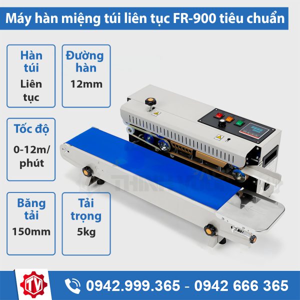 Máy hàn miệng túi liên tục FR-900