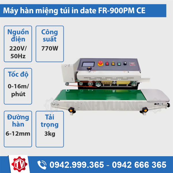 máy hàn miệng túi kết hợp in date FR-900PM