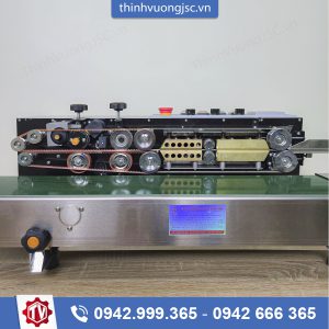 Máy hàn miệng túi liên tục in date FRD-1000C (CE, phun sơn ) – Hình ảnh máy tự động | ThinhVuongJSC.VN may-han-mieng-tui-lien-tuc-co-in-date-frd-1000c-inox-1