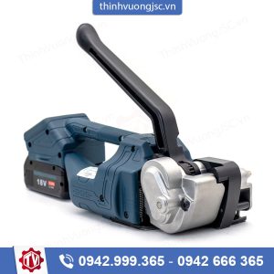 Máy đai dây PP PET dùng pin V1 cầm tay – Hình ảnh máy tự động | ThinhVuongJSC.VN TV DP05 May dai day PP PET dung pin V1 cam tay 2 – máy tại ThinhVuongJSC.VN