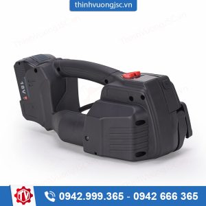 Máy đai dây PP PET dùng pin V6 cầm tay – Hình ảnh máy tự động | ThinhVuongJSC.VN TV DP10 1 May dai day PP PET dung pin V6L cam tay 2 – máy tại ThinhVuongJSC.VN