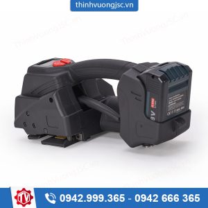 Máy đai dây PP PET dùng pin V6 cầm tay – Hình ảnh máy tự động | ThinhVuongJSC.VN TV DP10 1 May dai day PP PET dung pin V6L cam tay 4 – máy tại ThinhVuongJSC.VN