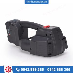 Máy đai dây PP PET dùng pin V6 cầm tay – Hình ảnh máy tự động | ThinhVuongJSC.VN TV DP10 May dai day PP PET dung pin V6 cam tay 2 – máy tại ThinhVuongJSC.VN