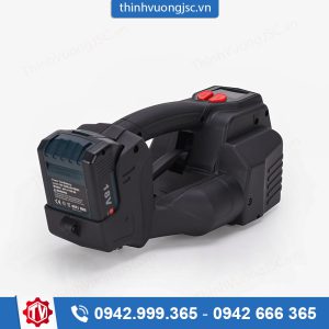Máy đai dây PP PET dùng pin V6 cầm tay – Hình ảnh máy tự động | ThinhVuongJSC.VN TV DP10 May dai day PP PET dung pin V6 cam tay 3 – máy tại ThinhVuongJSC.VN