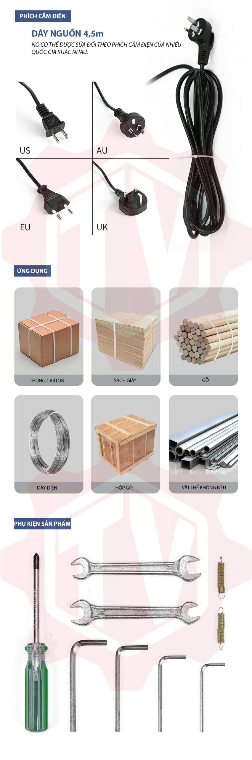 Máy đóng đai thùng YS-A2L – Hình ảnh máy tự động | ThinhVuongJSC.VN YS-A2L