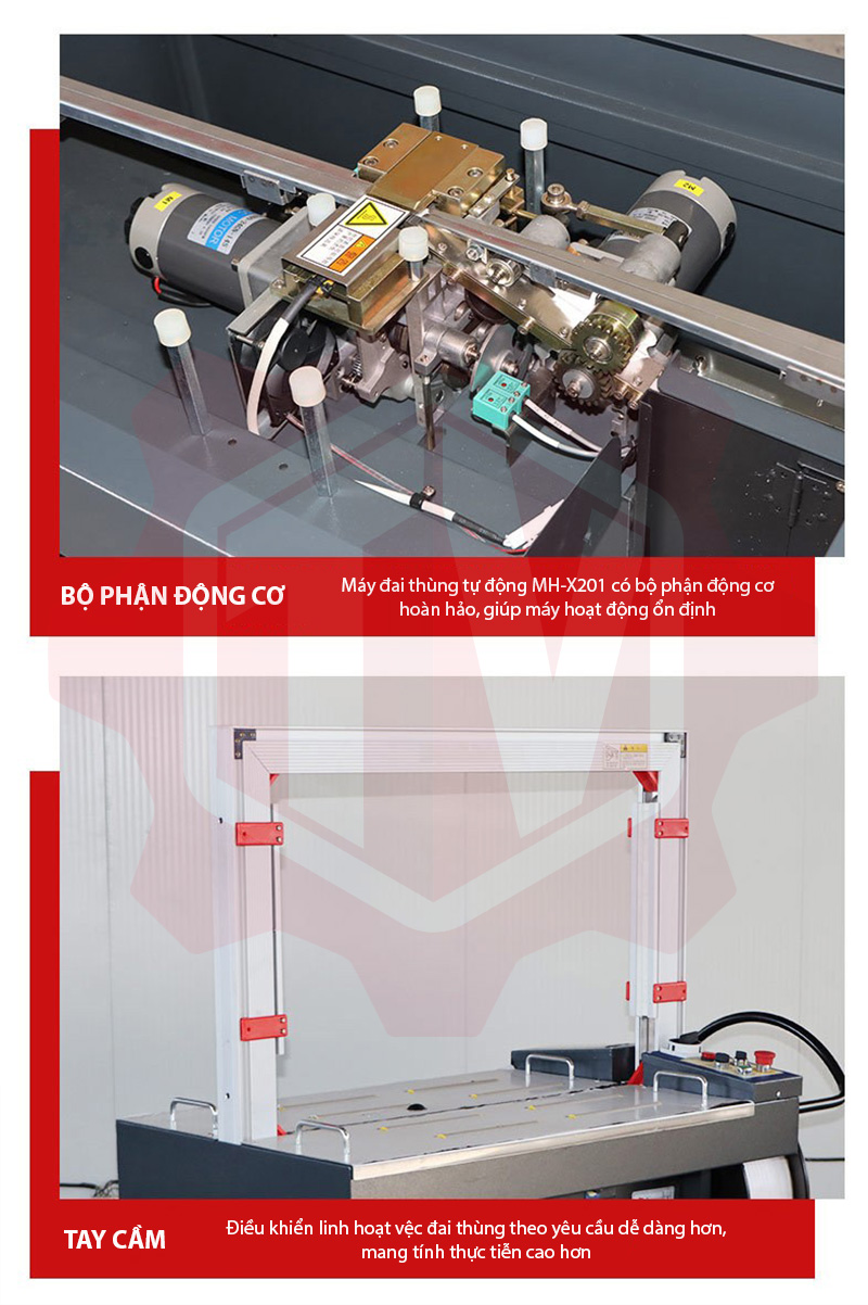 Máy đai thùng tự động MH-X201 – Hình ảnh máy tự động | ThinhVuongJSC.VN MH-X201