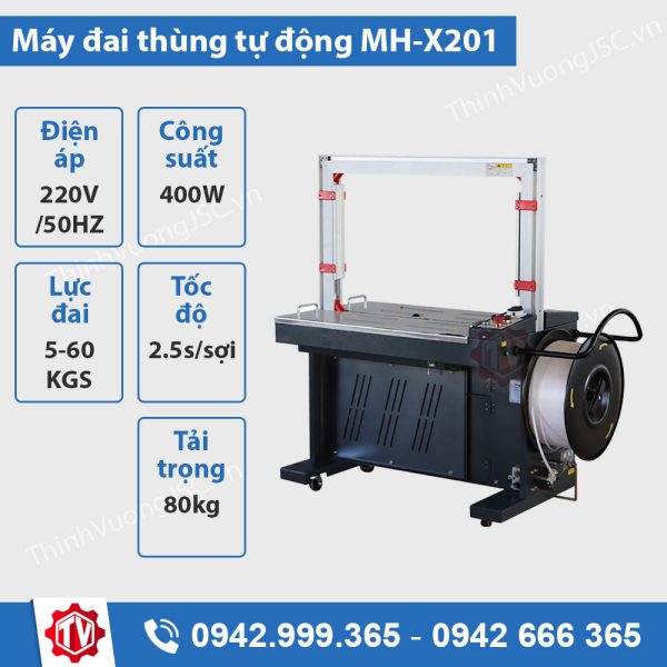 Máy đai thùng tự động MH-X201