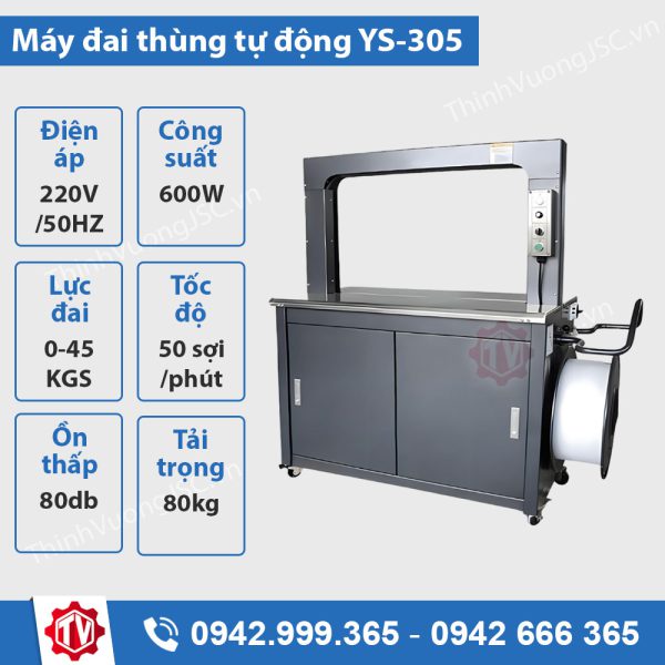 Máy đai thùng tự động YS-305