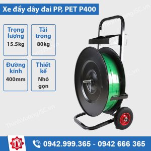 Xe đẩy dây đai PP, PET P400