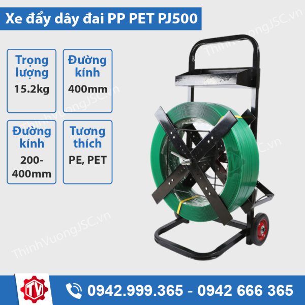 Xe đẩy dây đai PP PET PJ500