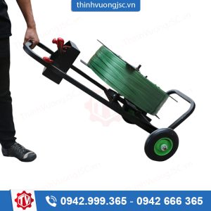 Xe đẩy dây đai PP PET PJ500 – Hình ảnh máy tự động | ThinhVuongJSC.VN Xe đẩy dây đai PP PET PJ500