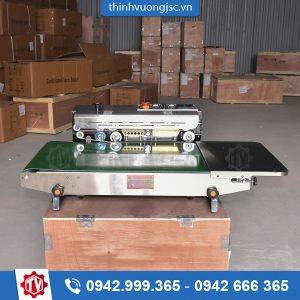 Máy hàn miệng túi liên tục FR-900W CE, inox (Băng tải 40cm) – Hình ảnh máy tự động | ThinhVuongJSC.VN FR 900W 1 – máy tại ThinhVuongJSC.VN