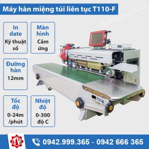 máy hàn miệng túi liên tục T-110F