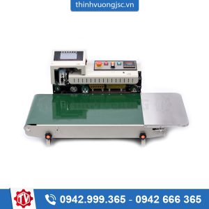 Máy hàn miệng túi liên tục in date FR-1600 (Băng tải 40cm)